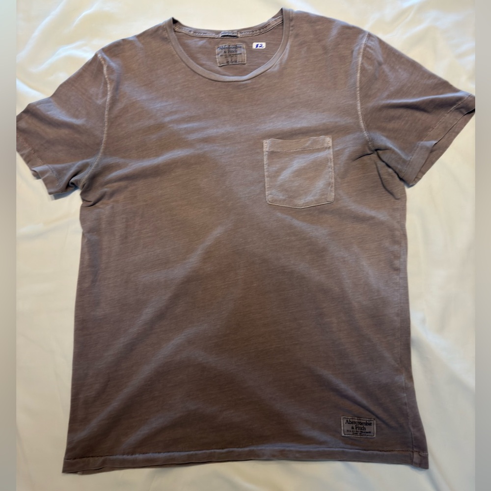 Abercrombie and Fitch, large gray T-shirt